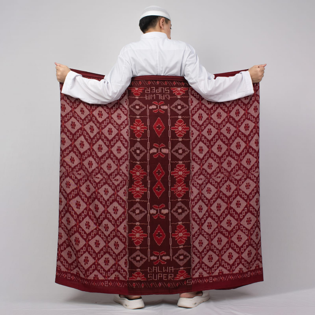 Sarung Goyor Dalwa Supeer - Maroon A