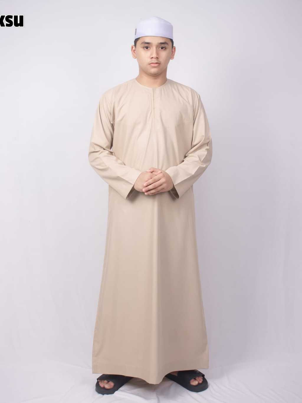 Gamis Dubai - coklat susu