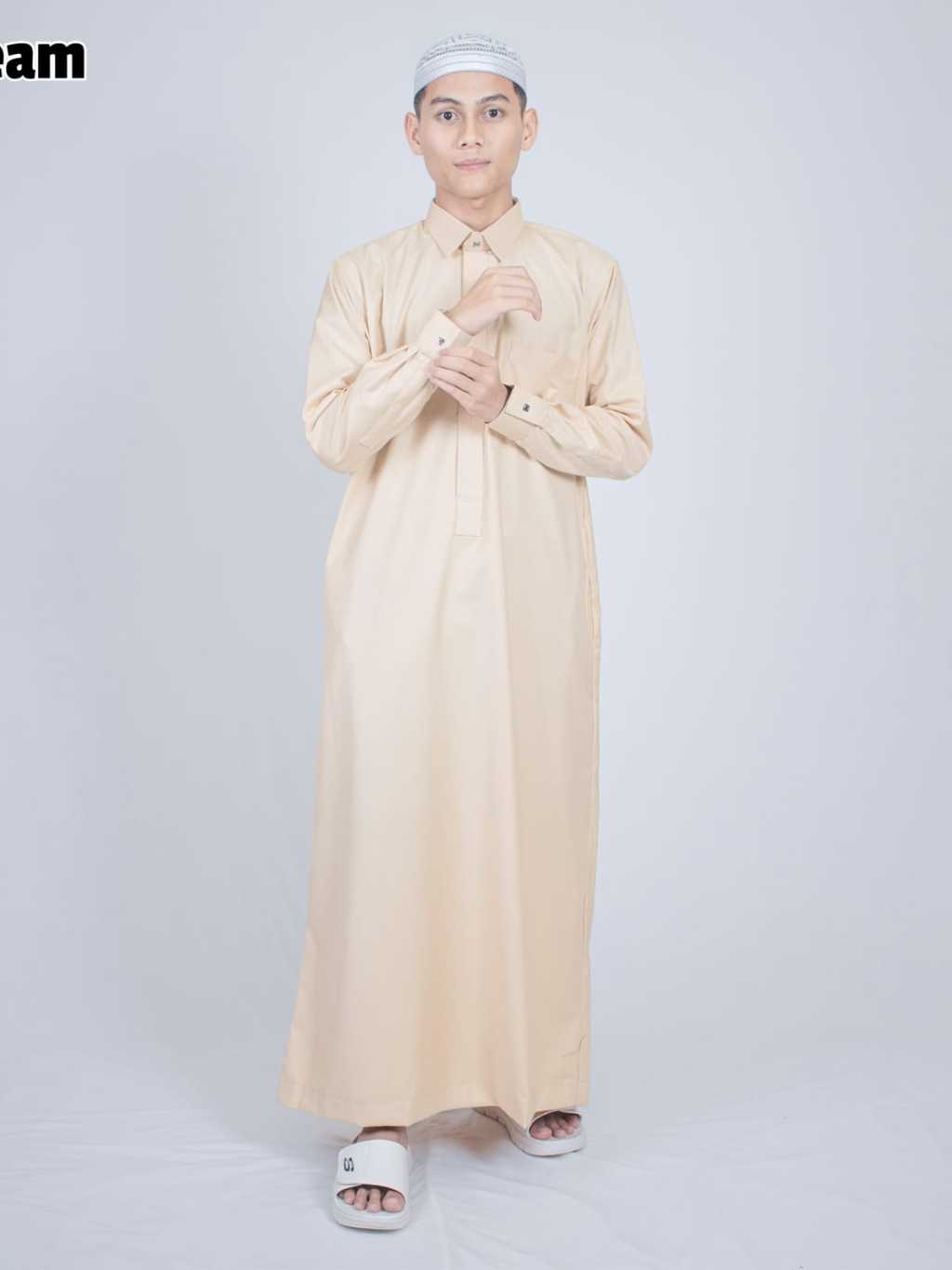 Gamis Premium Import - Cream