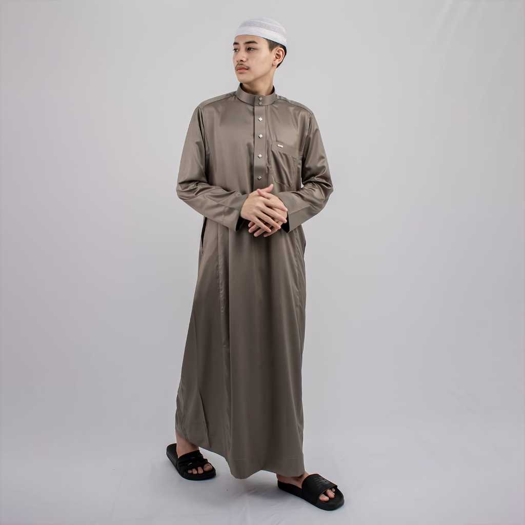 Gamis Manset Haromain - Mocca Muda