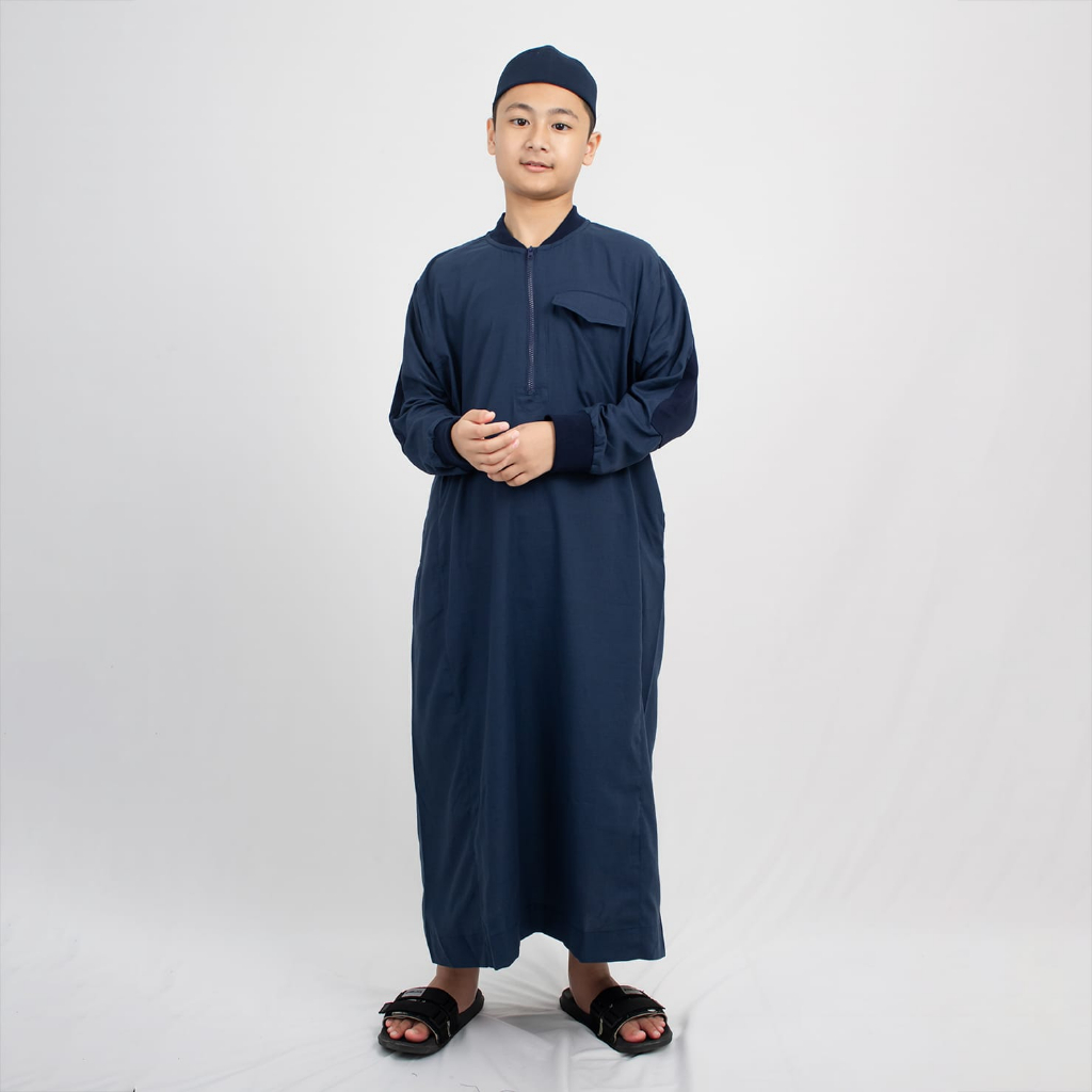 Gamis Riyadh Remaja - Navy