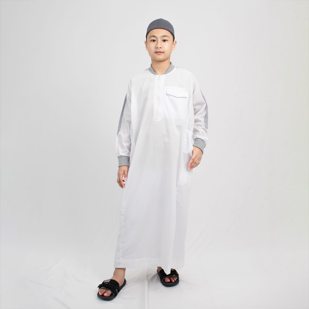 Gamis Riyadh Remaja - Putih