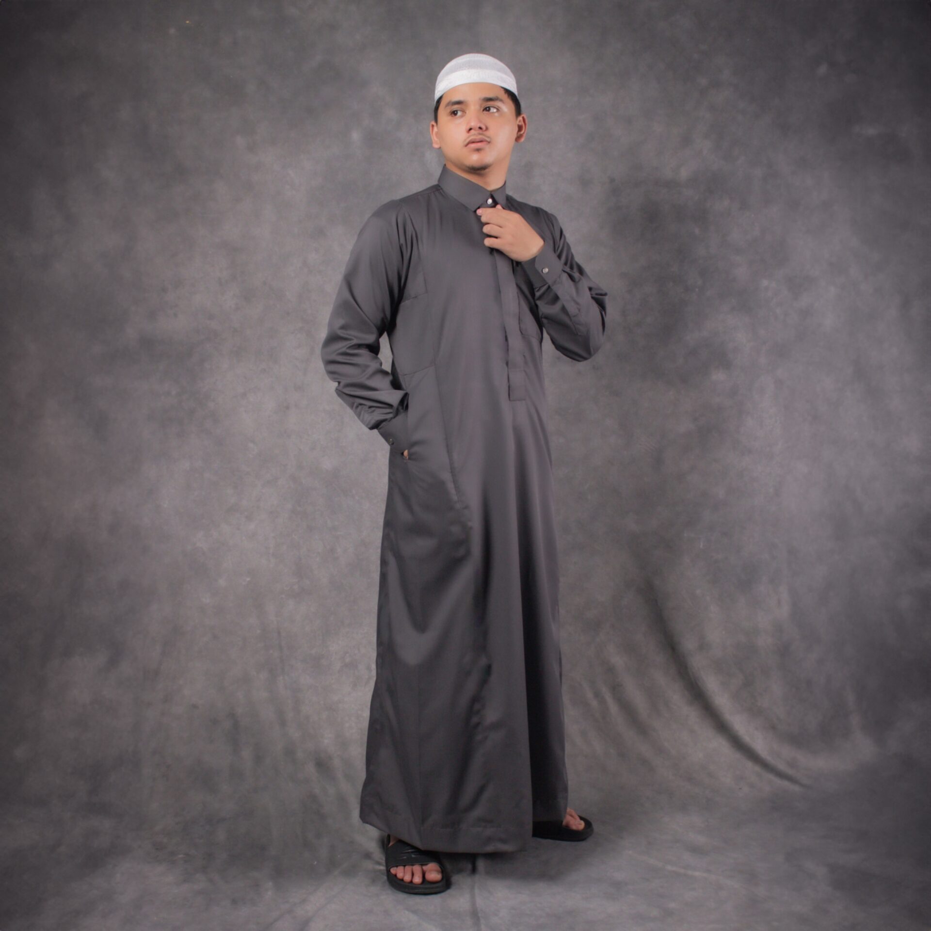 Gamis Quba Abu Abu Tua