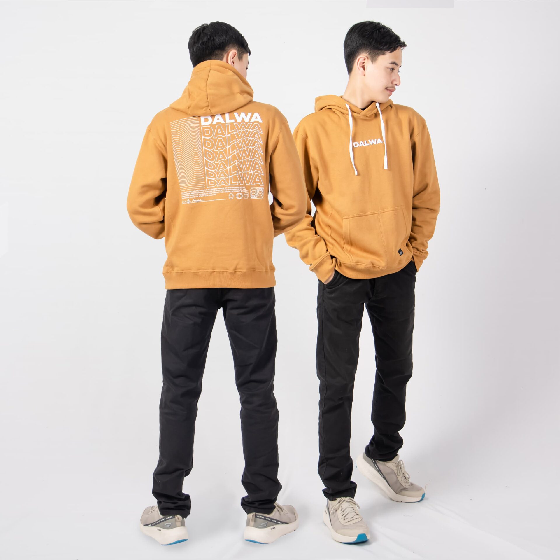 Dalwa Hoodie Kuning Mustard